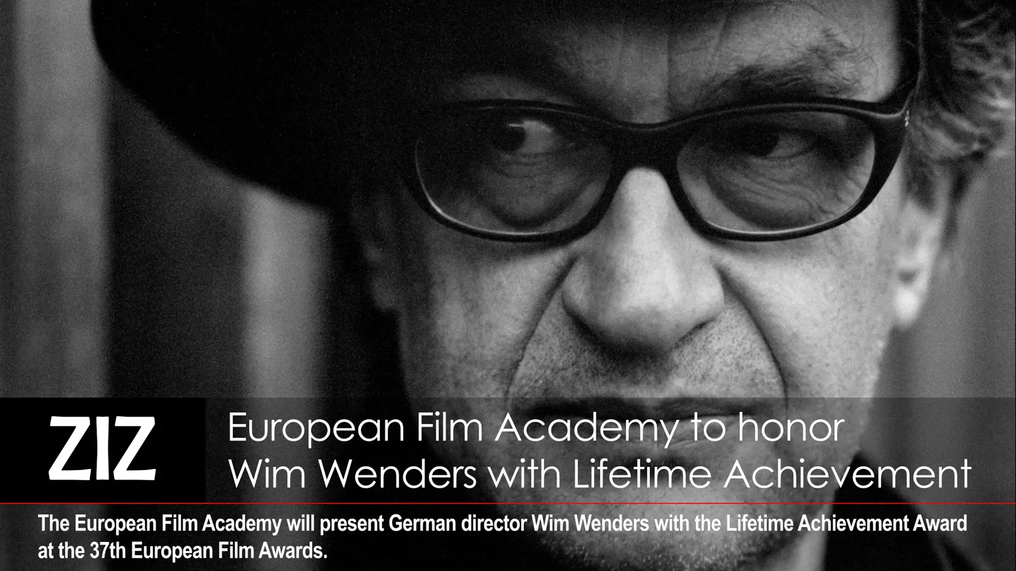 Wim Wenders Honored with Lifetime Achievement Award at the 37th European Film Awards